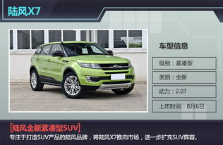 陸風全新緊湊suv 正式上市 售12.98萬起